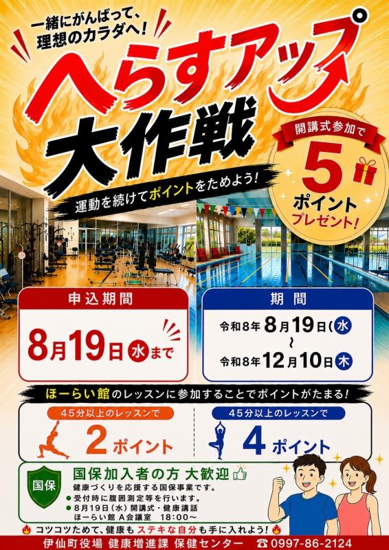 へらすあっぷ大作戦ポスター